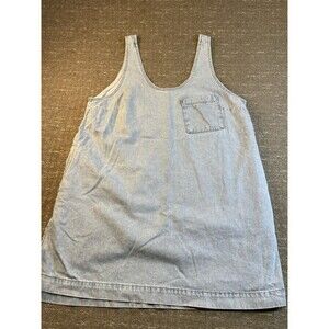 Women’s Universal Thread XXL 2X Denim Jean Dress Light Wash Overall Pockets